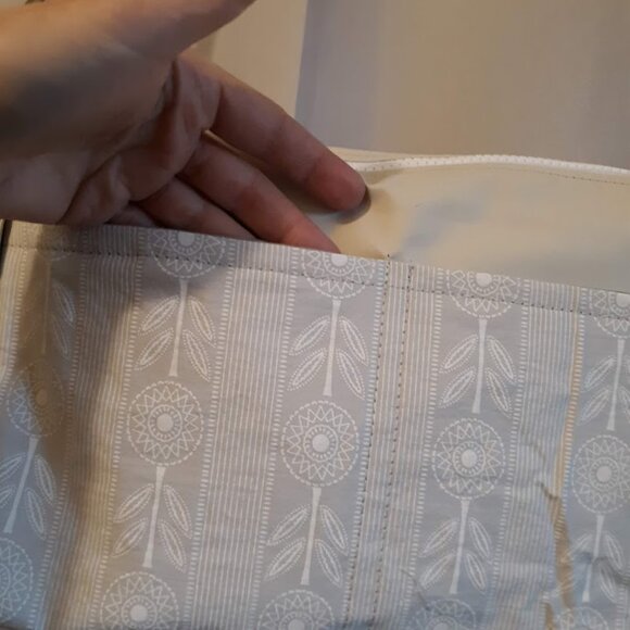 NEW Southwestern Aztec Medallion floral Shoulder bag Purse Faux Leather Ivory Gr - Picture 6 of 9